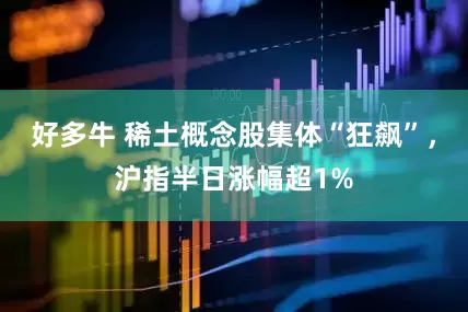好多牛 稀土概念股集体“狂飙”，沪指半日涨幅超1%
