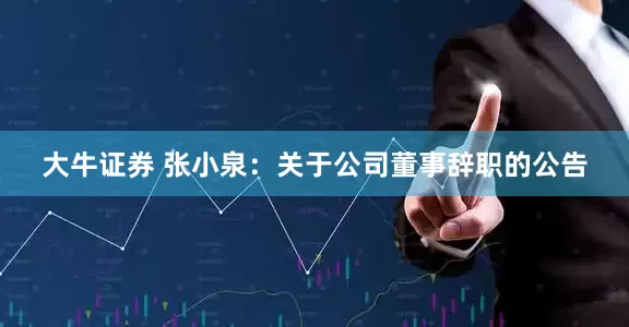 大牛证券 张小泉：关于公司董事辞职的公告