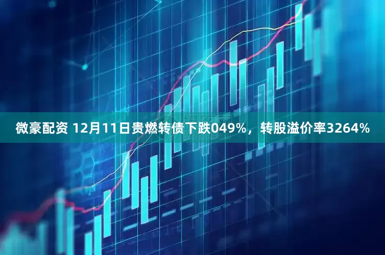 微豪配资 12月11日贵燃转债下跌049%，转股溢价率3264%